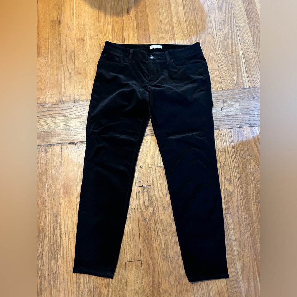 Banana Republic black velvet pants size 10!